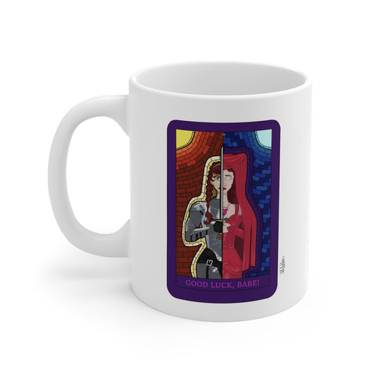 Chappell Roan “Good Luck, Babe!” Tarot Ceramic Mug.