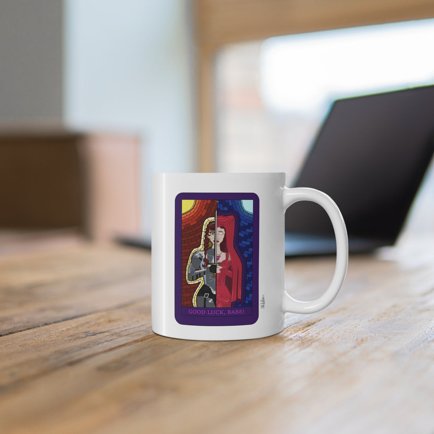 Chappell Roan “Good Luck, Babe!” Tarot Ceramic Mug.