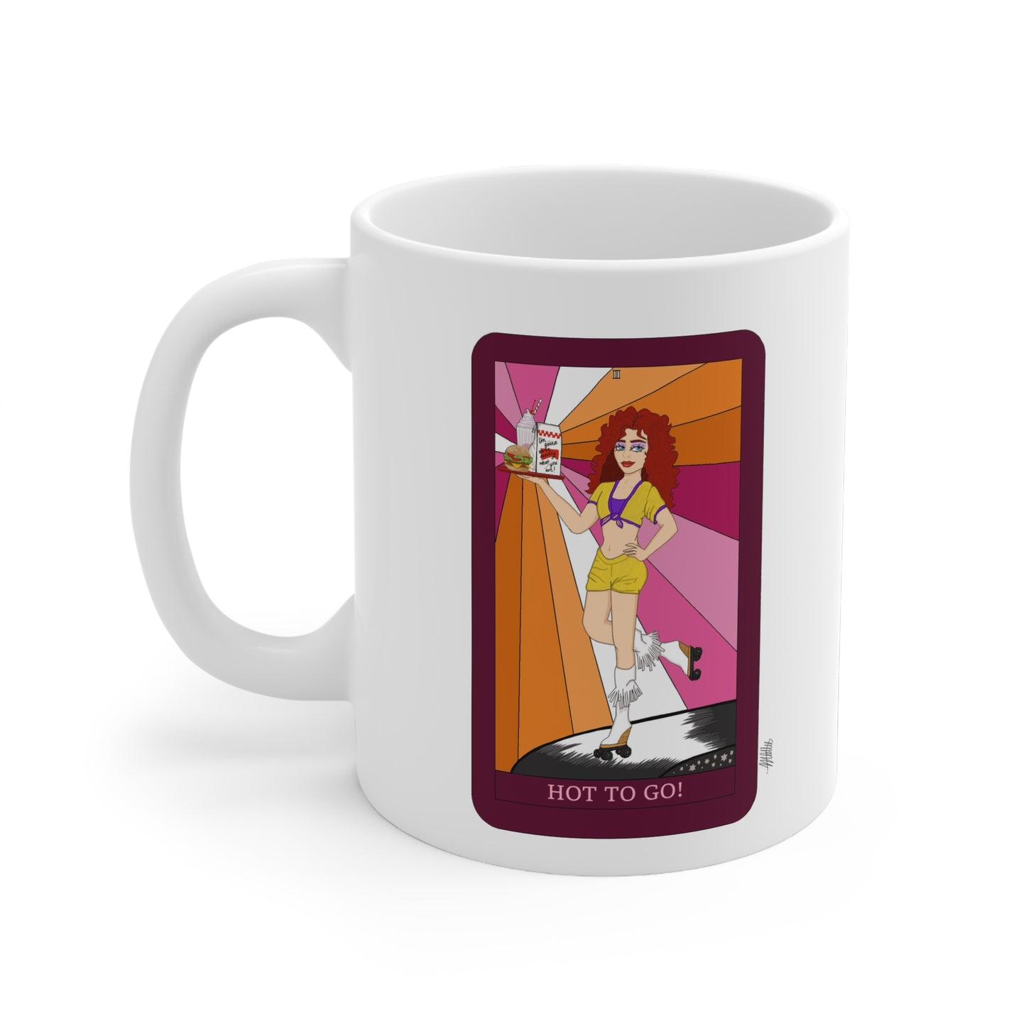 Chappell Roan “HOT TO GO!” Tarot Ceramic Mug.