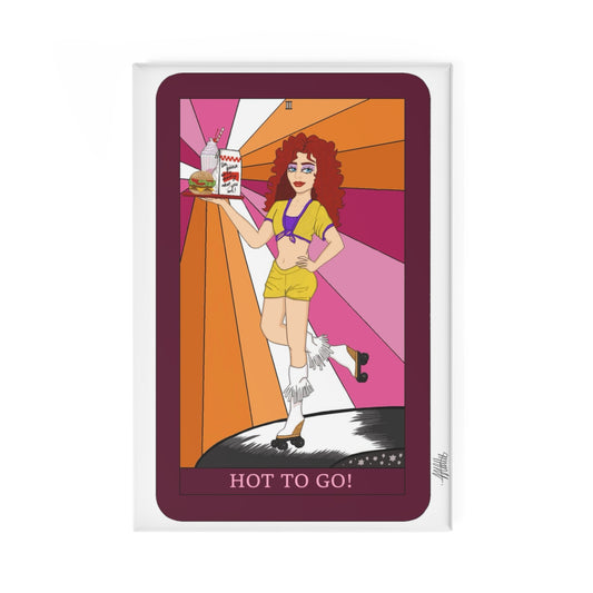 Chappell Roan “HOT TO GO!” Tarot Magnet.