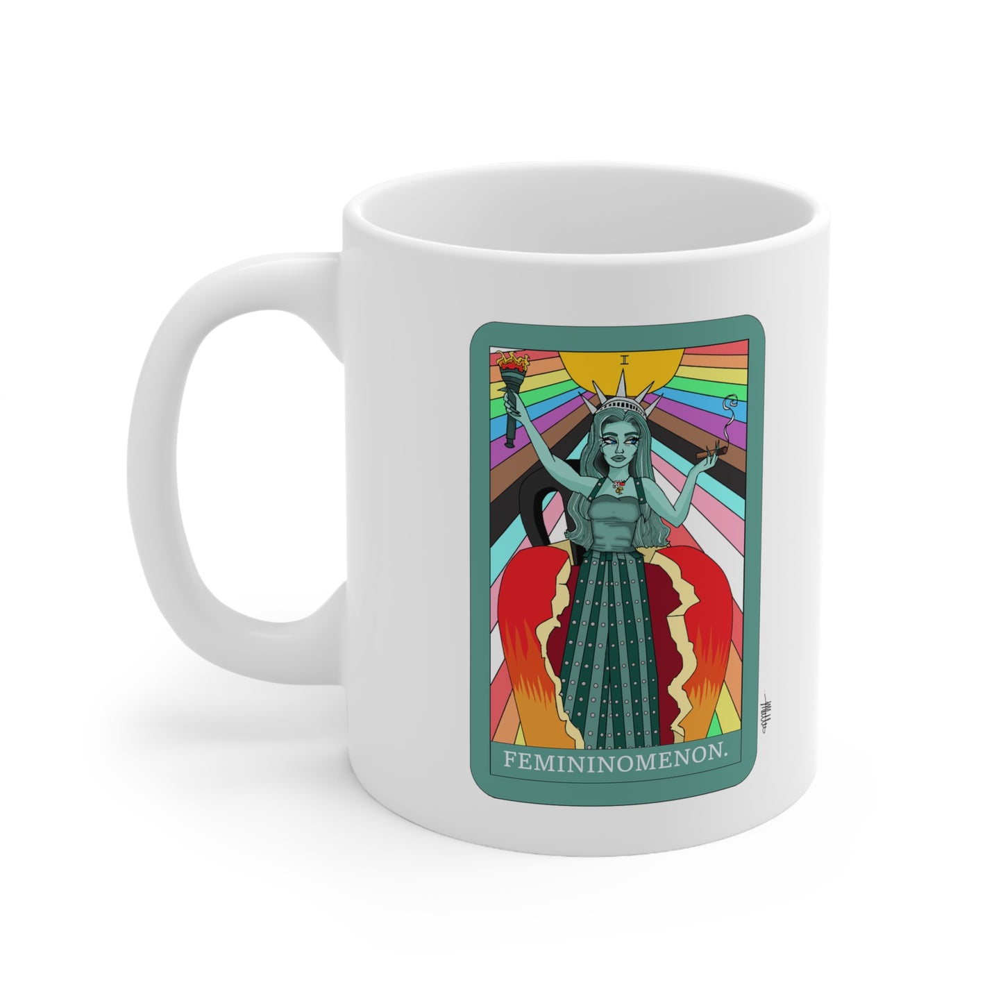 Chappell Roan “Femininomenon” Tarot Ceramic Mug.