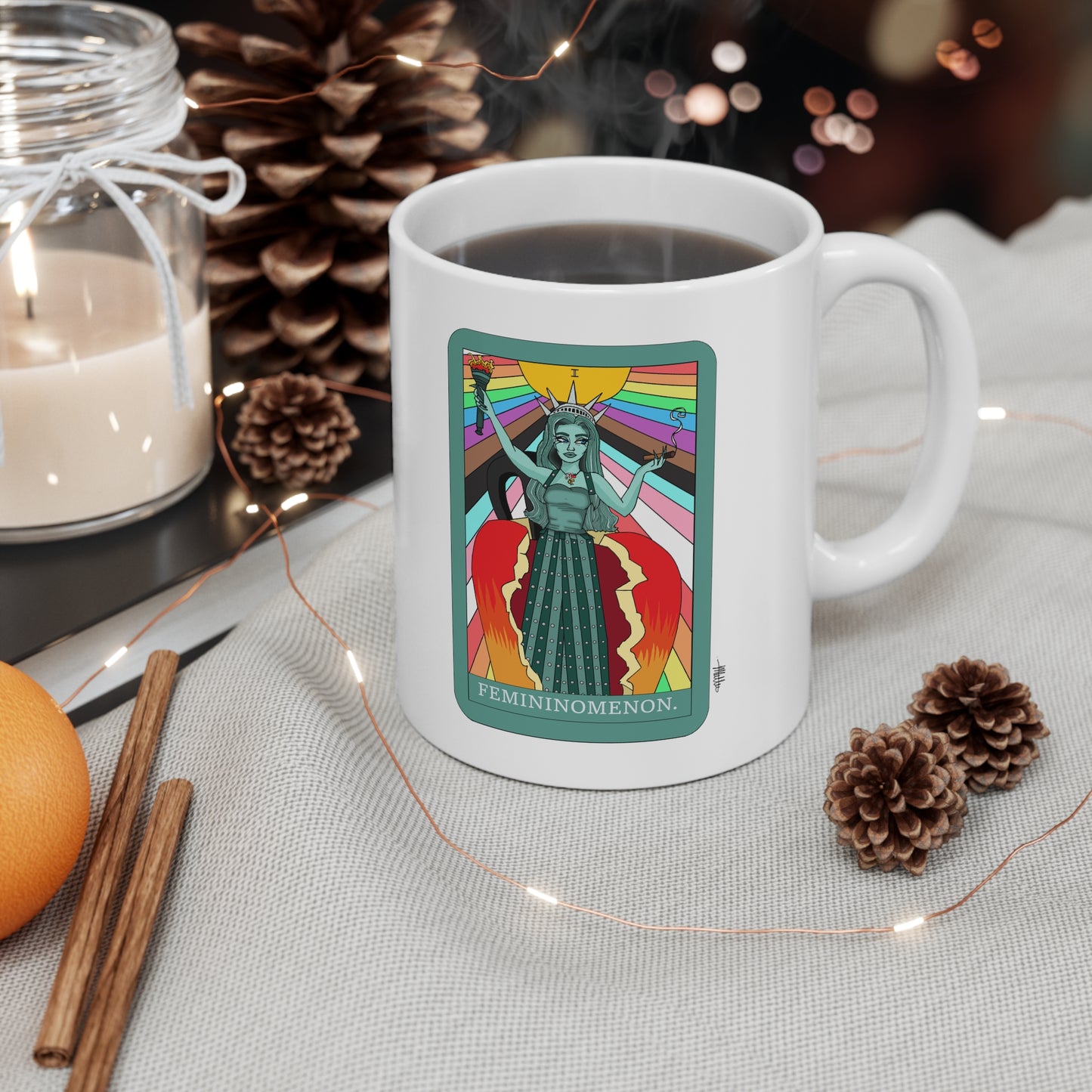 Chappell Roan “Femininomenon” Tarot Ceramic Mug.