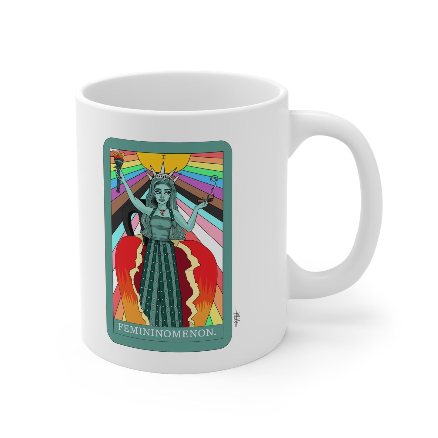 Chappell Roan “Femininomenon” Tarot Ceramic Mug.