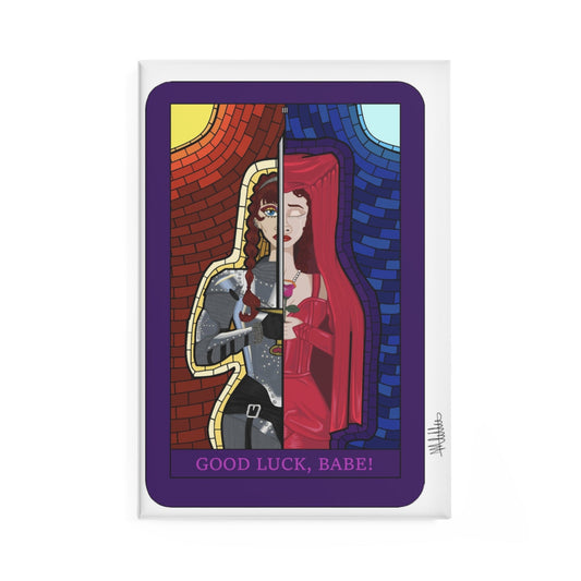 Chappell Roan “Good Luck, Babe!” Tarot Magnet.